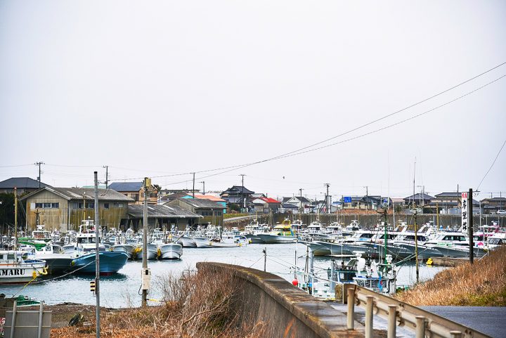 漁船が所狭しと並び、漁港の雰囲気満点である。