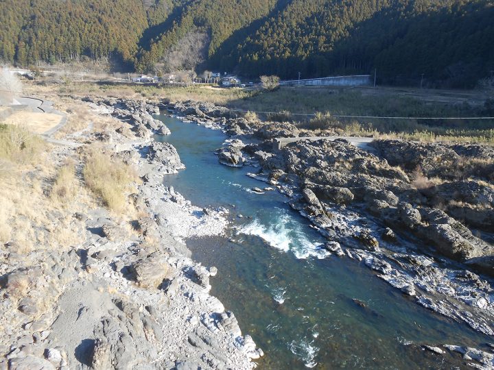徳島県で一番の長さを誇る清流、那賀川。吉野川よりも長い。